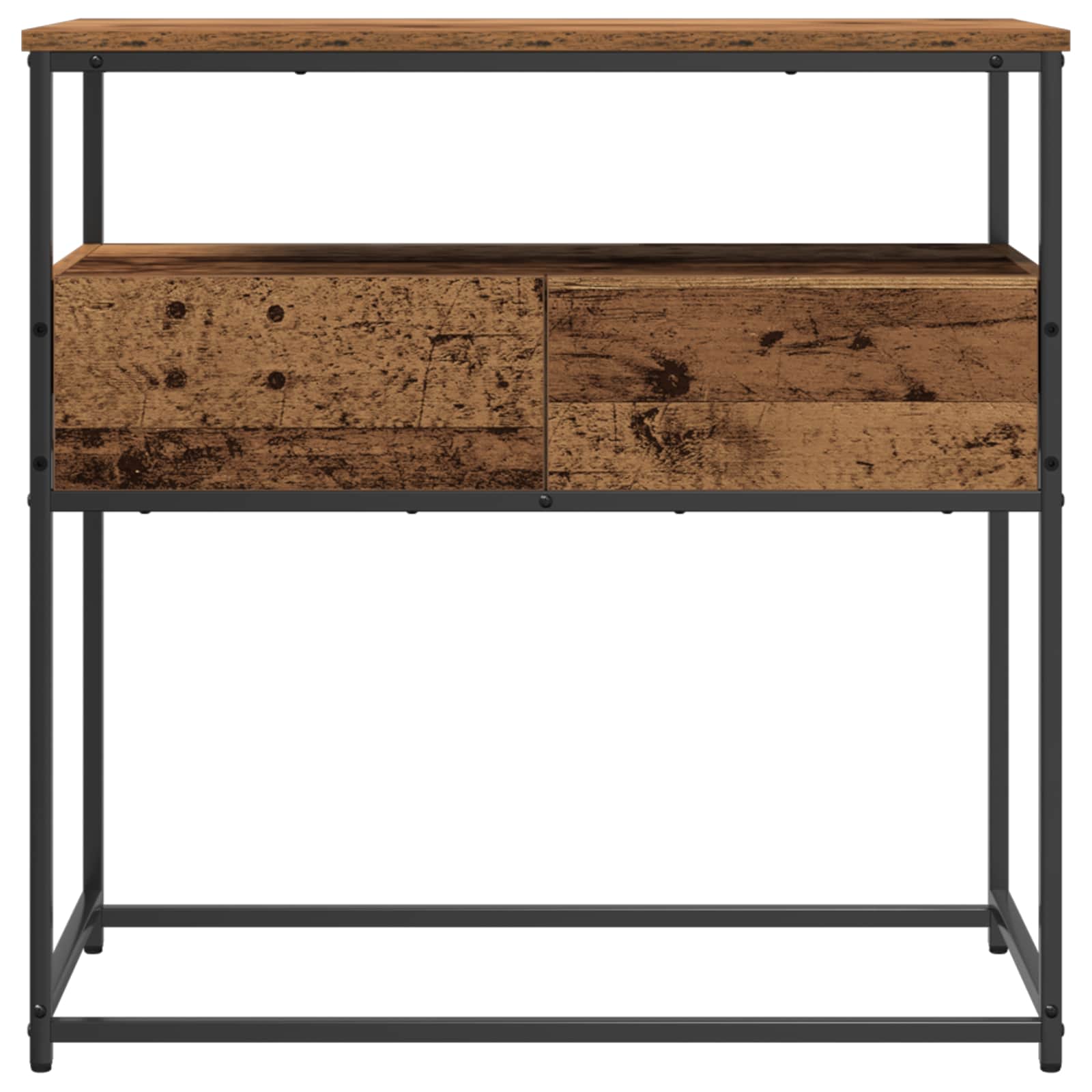 vidaXL Konsolentisch Altholz 75 x 40 x 75 cm Holzwerkstoff