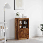 vidaXL LED-Sideboard Altholz 60,5 x 37 x 100 cm Holzwerkstoff