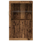 vidaXL LED-Sideboard Altholz 60,5 x 37 x 100 cm Holzwerkstoff