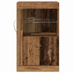 vidaXL LED-Sideboard 2 pcs Altholz 41 x 37 x 67 cm Holzwerkstoff