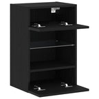 vidaXL TV-Schrankset Schwarz 40 x 30 x 60,5 cm Holzwerkstoff