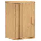 vidaXL Badezimmerschrank Olden Braun 35 x 30 x 55 cm Massivholz Kiefer