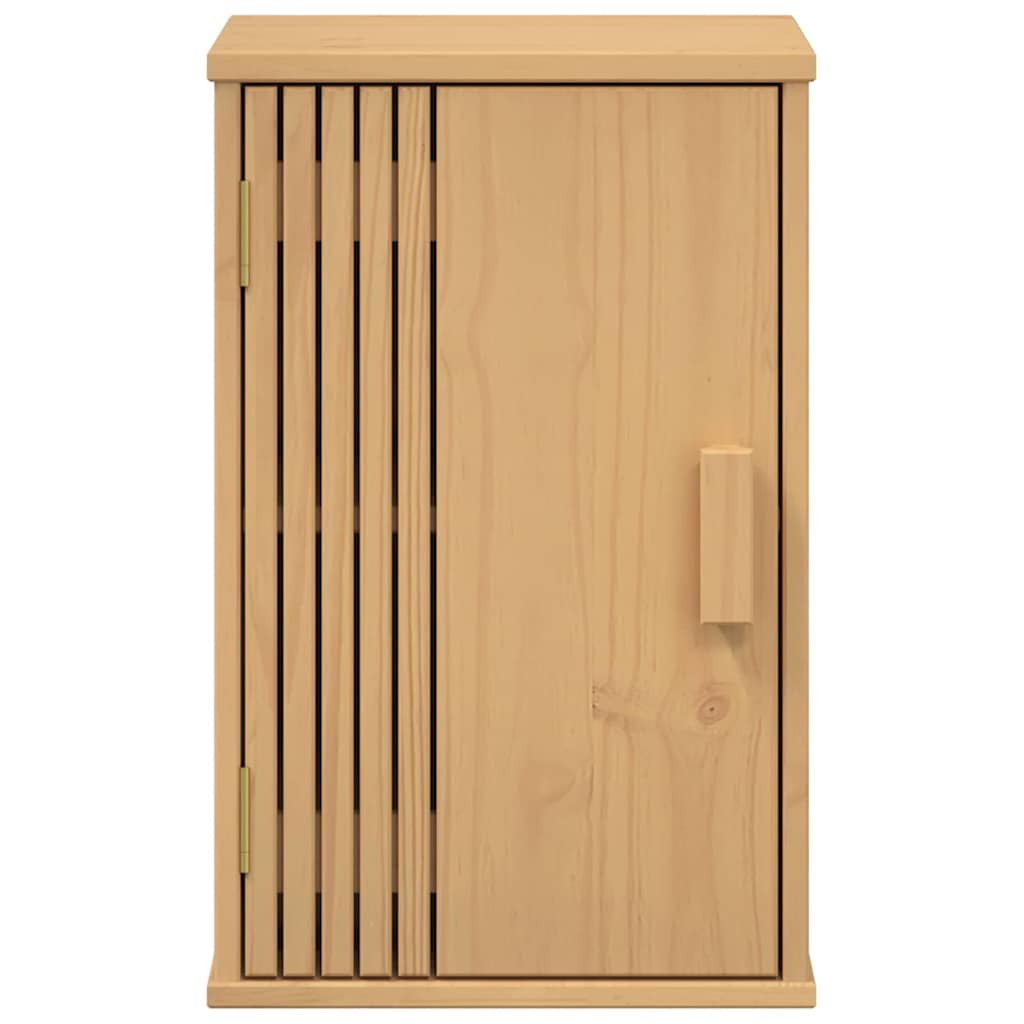 vidaXL Badezimmerschrank Olden Braun 35 x 30 x 55 cm Massivholz Kiefer