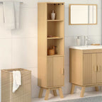 vidaXL Badezimmerschrank mit Regal Olden Braun 35 x 30 x 159 cm