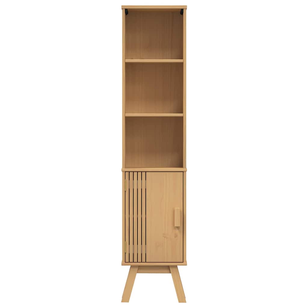 vidaXL Badezimmerschrank mit Regal Olden Braun 35 x 30 x 159 cm