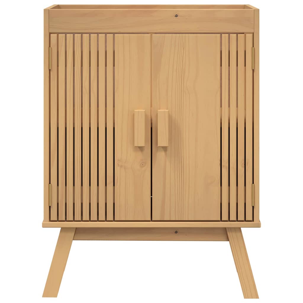 vidaXL Unterschrank Olden Braun 60 x 40 x 80 cm Massivholz Kiefer