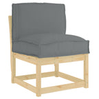 vidaXL Kissen Anthrazit 50 x 40 x 12 cm Oxford-Stoff