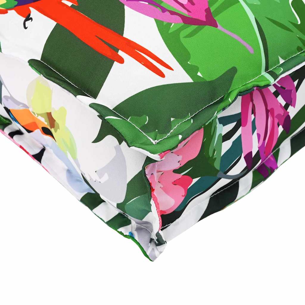 vidaXL Kissen Floral Mehrfarbig 50 x 40 x 12 cm Oxford-Stoff