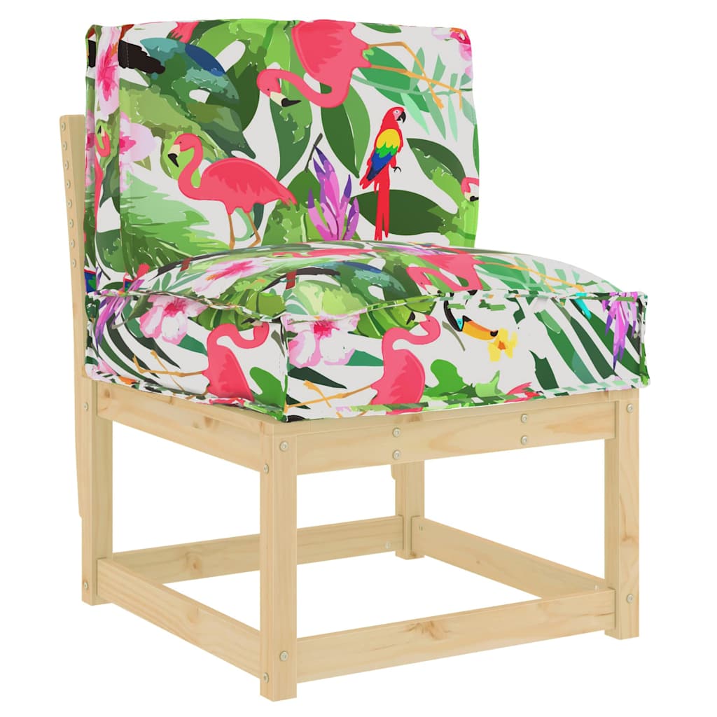 vidaXL Kissen Floral Mehrfarbig 50 x 40 x 12 cm Oxford-Stoff