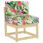 vidaXL Kissen Floral Mehrfarbig 50 x 40 x 12 cm Oxford-Stoff