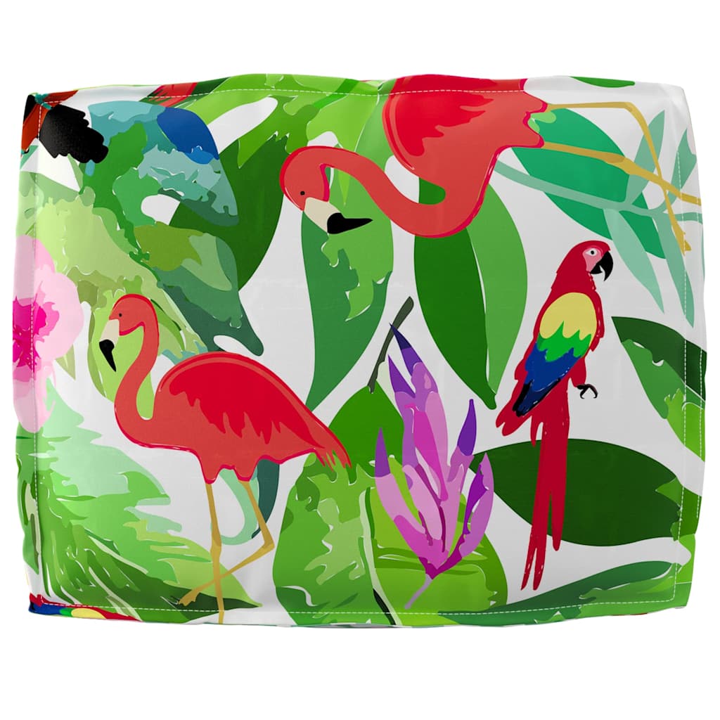 vidaXL Kissen Floral Mehrfarbig 50 x 40 x 12 cm Oxford-Stoff