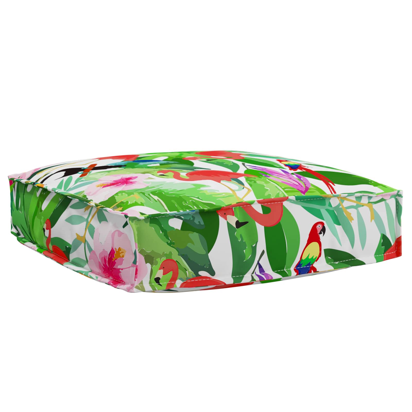 vidaXL Kissen Floral Mehrfarbig 50 x 40 x 12 cm Oxford-Stoff