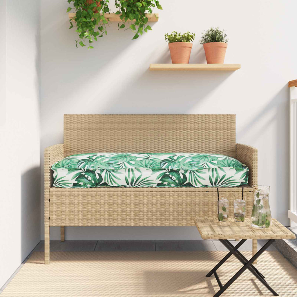 vidaXL Kissen Blattmuster 120 x 60 x 12 cm Oxford-Stoff Blatt