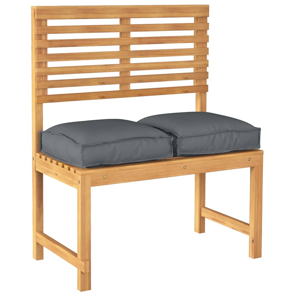 vidaXL Kissen 2 pcs Anthrazit 40 x 40 x 8 cm Oxford-Stoff