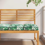 vidaXL Kissen Blatt 2 pcs Blattmuster 40 x 40 x 8 cm Oxford-Stoff