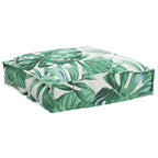 vidaXL Kissen Blatt 2 pcs Blattmuster 40 x 40 x 8 cm Oxford-Stoff