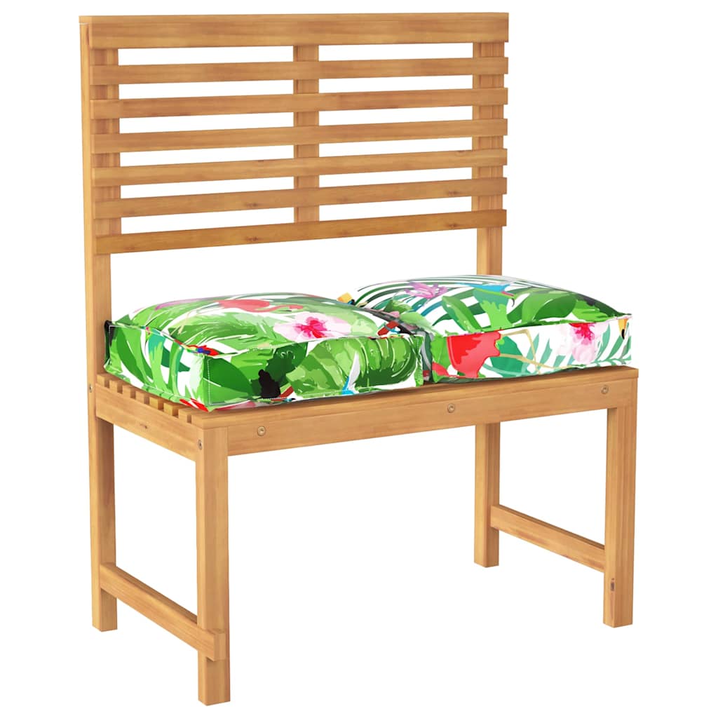 vidaXL Kissen Floral 2 pcs Mehrfarbig 40 x 40 x 8 cm Oxford-Stoff
