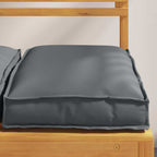 vidaXL Kissen 4 pcs Anthrazit 40 x 40 x 8 cm Oxford-Stoff