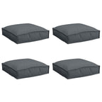 vidaXL Kissen 4 pcs Anthrazit 40 x 40 x 8 cm Oxford-Stoff