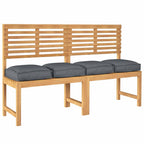 vidaXL Kissen 4 pcs Anthrazit 40 x 40 x 8 cm Oxford-Stoff