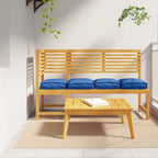 vidaXL Kissen 4 pcs Königsblau 40 x 40 x 8 cm Oxford-Stoff