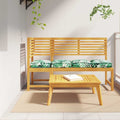 vidaXL Kissen Blatt 4 pcs Blattmuster 40 x 40 x 8 cm Oxford-Stoff