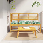 vidaXL Kissen Blatt 4 pcs Blattmuster 40 x 40 x 8 cm Oxford-Stoff