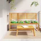 vidaXL Kissen Floral 4 pcs Mehrfarbig 40 x 40 x 8 cm Oxford-Stoff