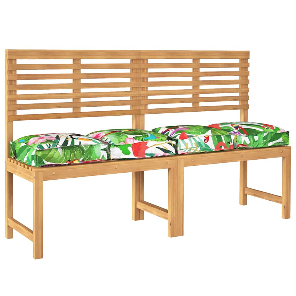 vidaXL Kissen Floral 4 pcs Mehrfarbig 40 x 40 x 8 cm Oxford-Stoff