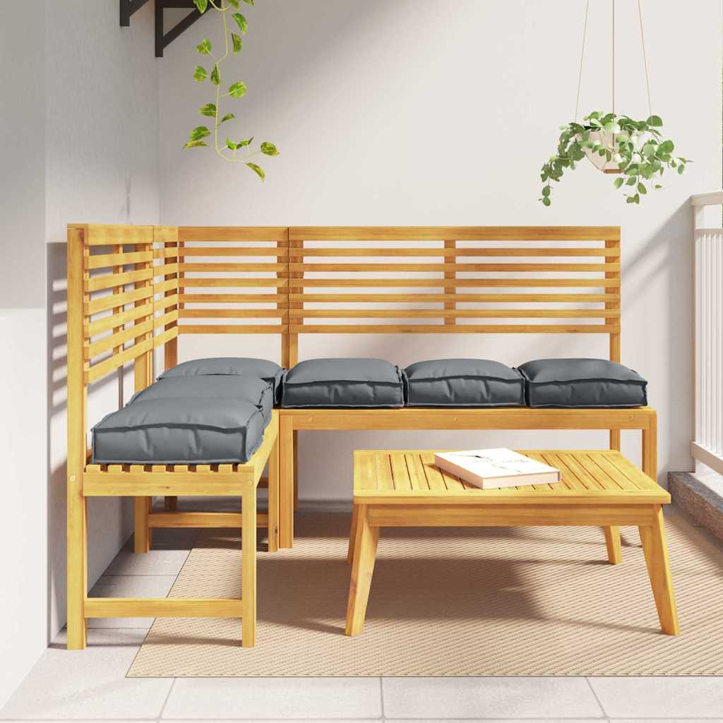 vidaXL Kissen 6 pcs Anthrazit 40 x 40 x 8 cm Oxford-Stoff