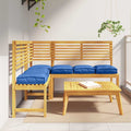 vidaXL Kissen 6 pcs Königsblau 40 x 40 x 8 cm Oxford-Stoff