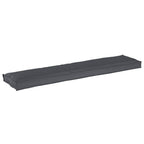 vidaXL Palettenkissen Anthrazit 180 x 40 x 8 cm Oxford-Stoff