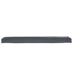 vidaXL Palettenkissen Anthrazit 180 x 40 x 8 cm Oxford-Stoff