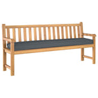 vidaXL Palettenkissen Anthrazit 180 x 40 x 8 cm Oxford-Stoff