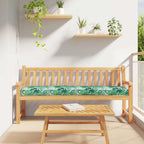 vidaXL Palettenkissen Grünes Blattmuster 180 x 40 x 8 cm Oxford-Stoff
