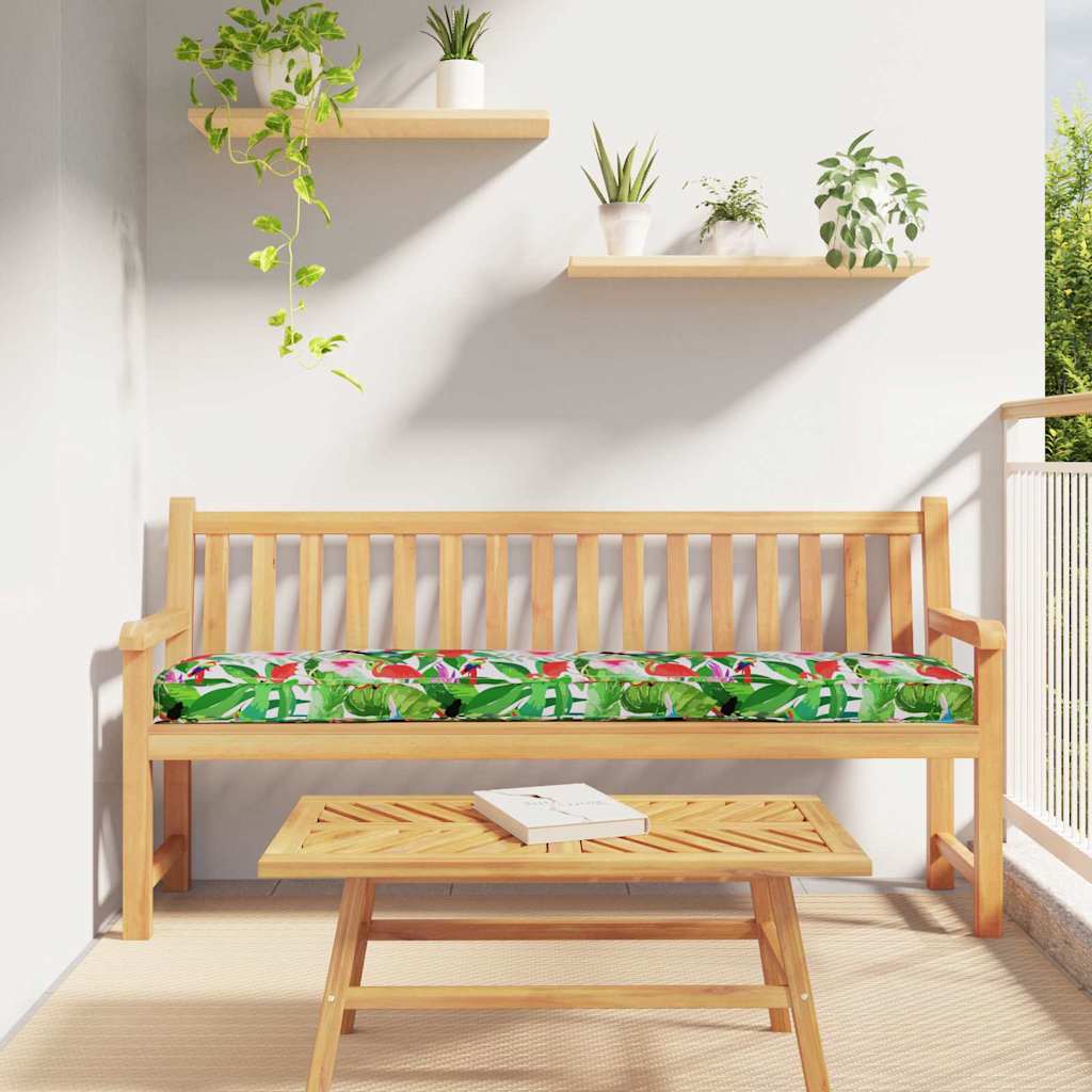 vidaXL Palettenkissen Floral Tropischer Dschungel 180 x 40 x 8 cm