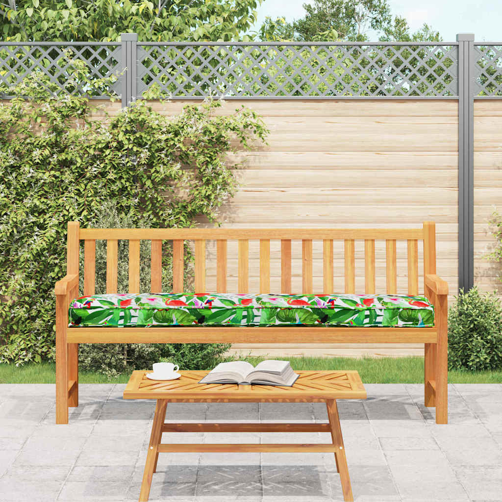 vidaXL Palettenkissen Floral Tropischer Dschungel 180 x 40 x 8 cm