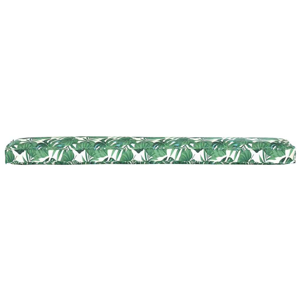 vidaXL Palettenkissen Floral Blattmuster 200 x 40 x 8 cm Oxford-Stoff