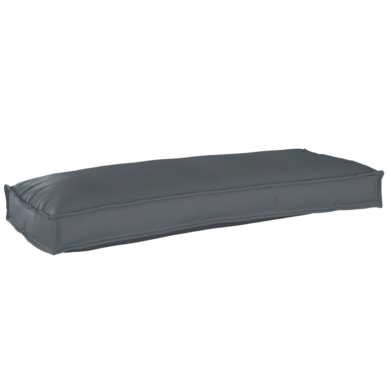 vidaXL Palettenkissenset 2 pcs Anthrazit 100 x 40 x 8 cm Oxford-Stoff