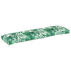 vidaXL Palettenkissenset Floral 2 pcs Blattmuster 150 x 40 x 8 cm
