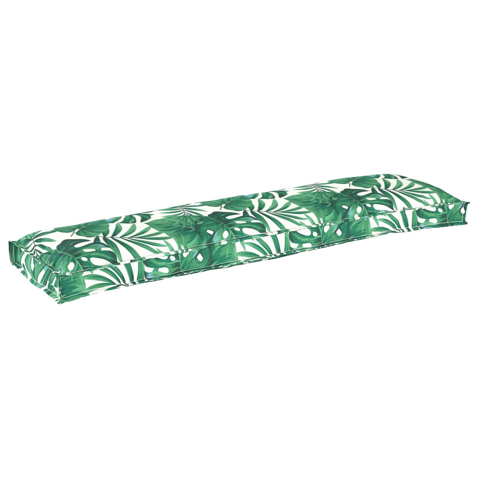 vidaXL Palettenkissenset Floral 2 pcs Blattmuster 150 x 40 x 8 cm