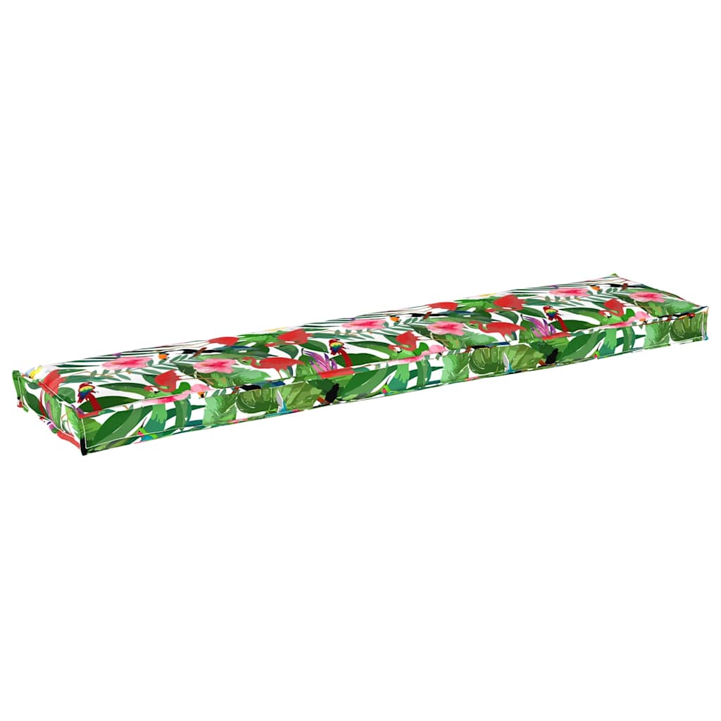 vidaXL Palettenkissenset 2 pcs Tropischer Dschungel 180 x 40 x 8 cm