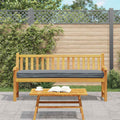 vidaXL Palettenkissenset 2 pcs Anthrazit 200 x 40 x 8 cm Oxford-Gewebe