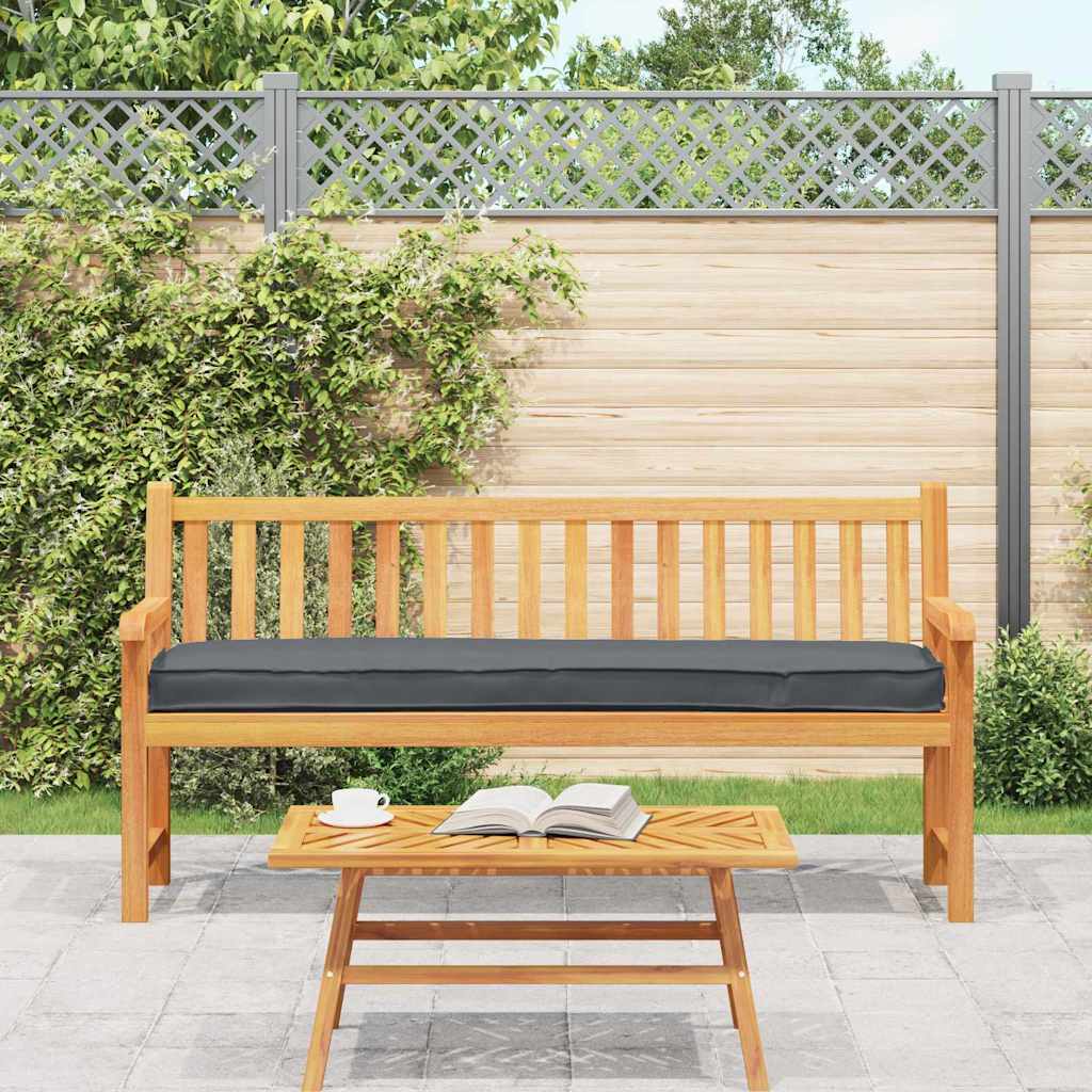 vidaXL Palettenkissenset 2 pcs Anthrazit 200 x 40 x 8 cm Oxford-Gewebe