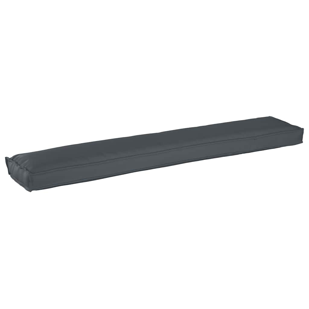 vidaXL Palettenkissenset 2 pcs Anthrazit 200 x 40 x 8 cm Oxford-Gewebe