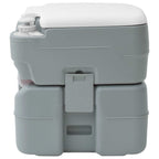vidaXL Camping-Toilette Grau 41,5 x 36,5 x 42 cm