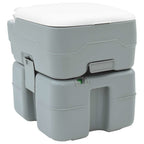 vidaXL Camping Toiletten-Set 2 pcs Grau 50,5 x 33 x 103 cm