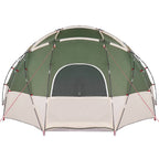 vidaXL Kuppelzelt mit Dach mit Speicher Grün 475 x 475 x 235 cm Taft
