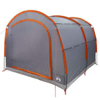 vidaXL Zelt mit Dach Grau und Orange 268 x 240 x 191 cm Polyester