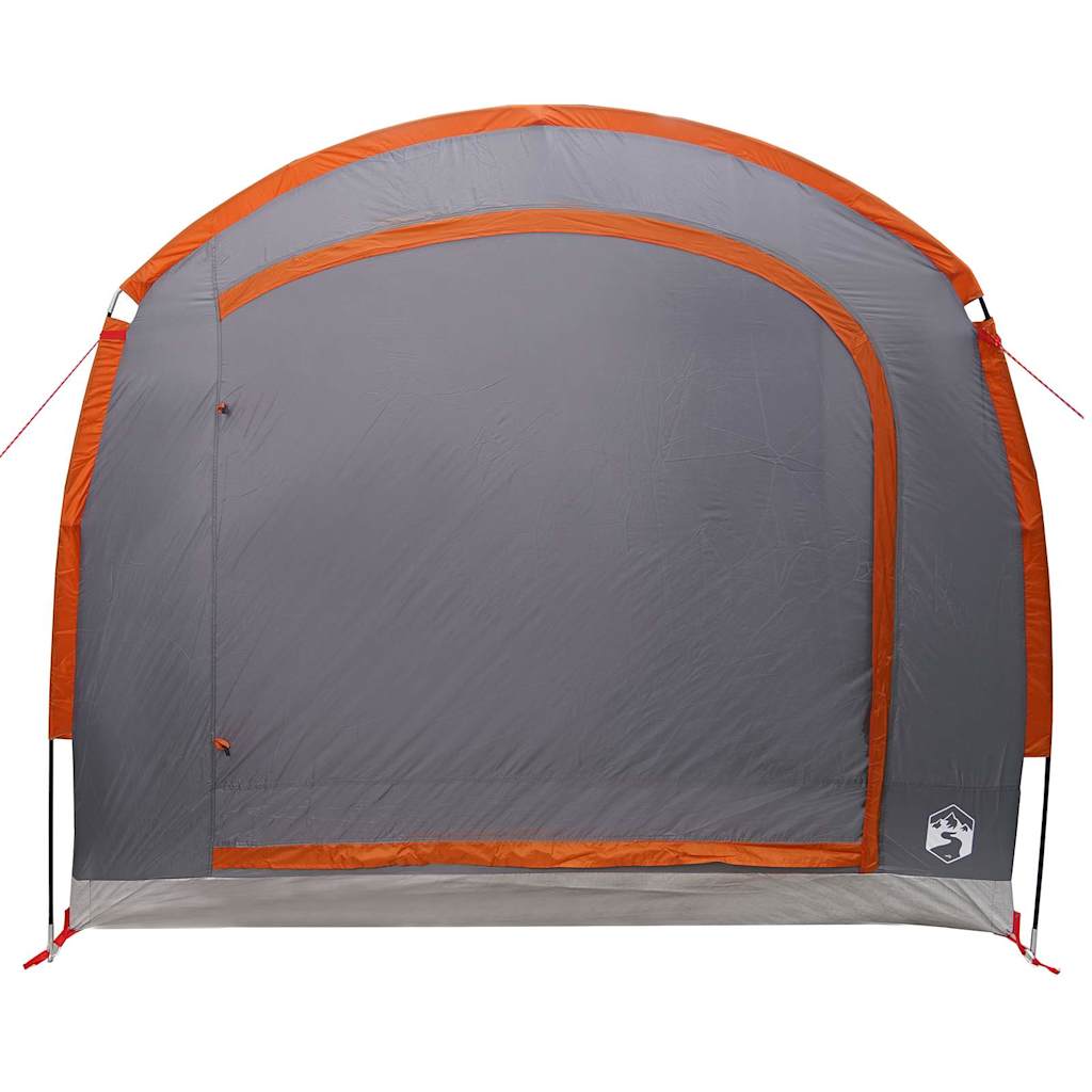 vidaXL Zelt mit Dach Grau und Orange 268 x 240 x 191 cm Polyester